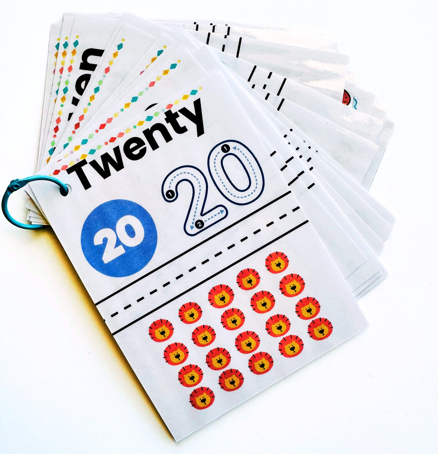 1-20 Interactive Counting Cards!