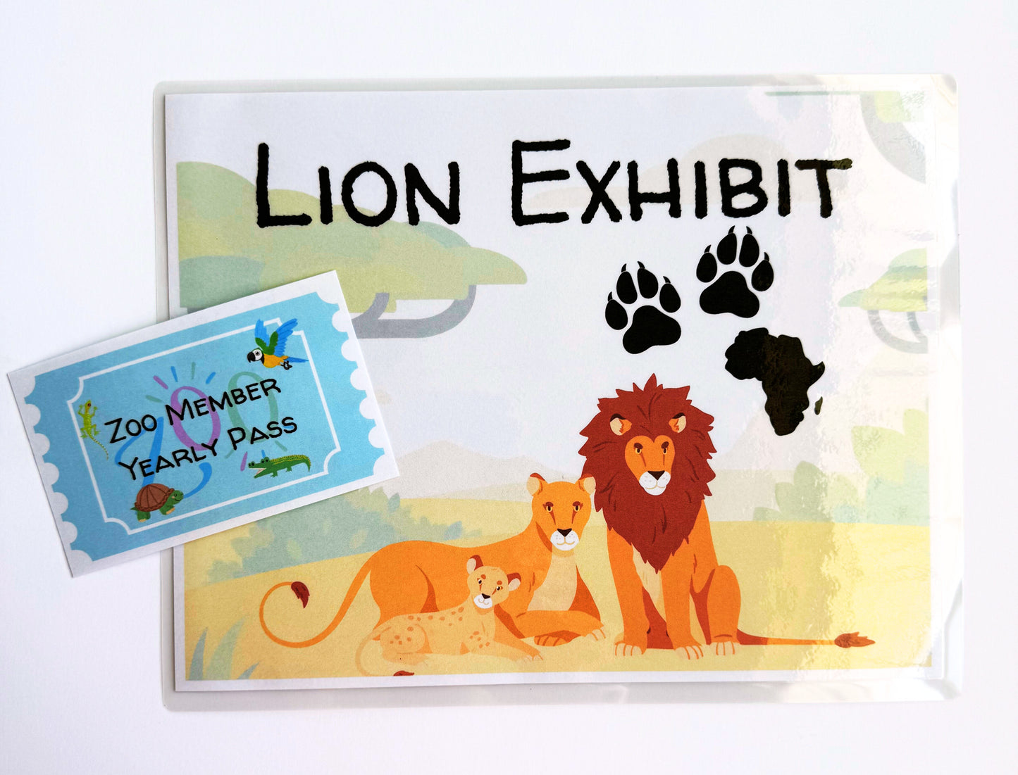 'A Day at the Zoo' Adventure Learning Pouch!