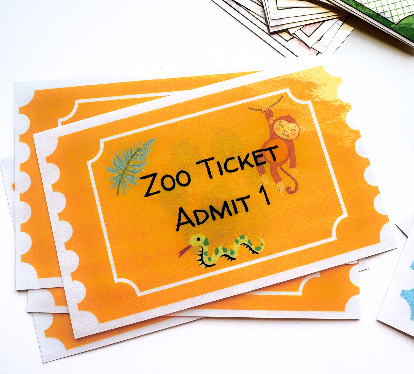 'A Day at the Zoo' Adventure Learning Pouch!