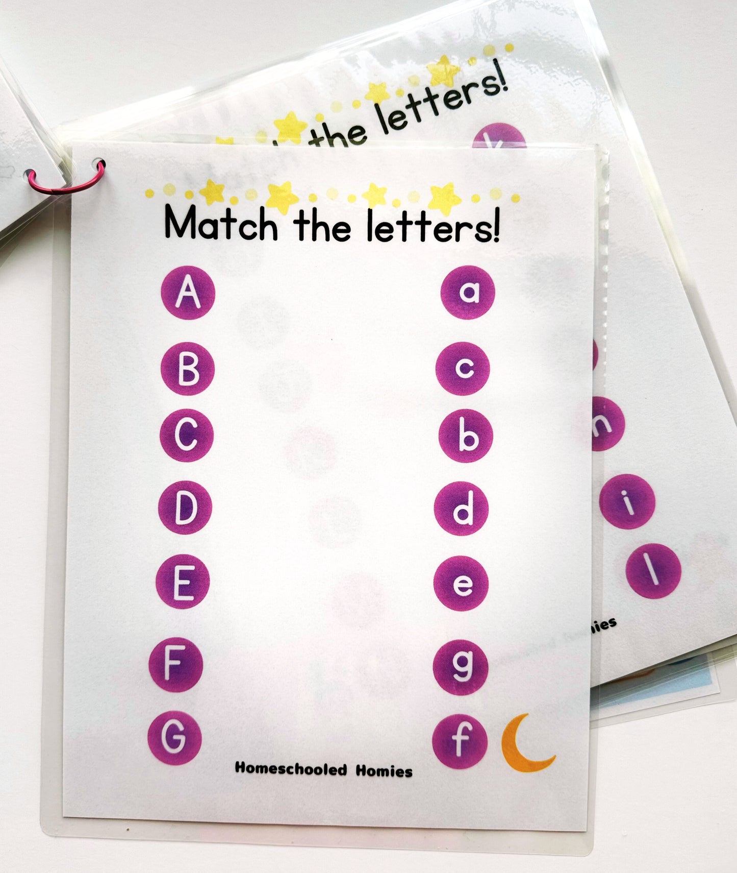 ABC Activity Book and Matching Activity!