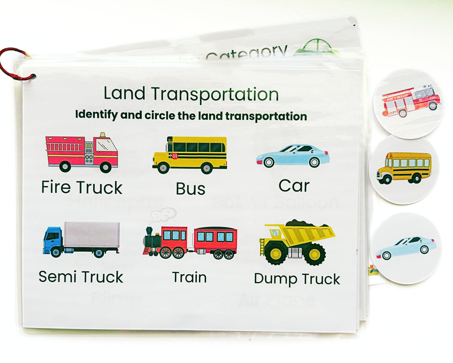 Land, Air, and Sea Transportation Activity Book!