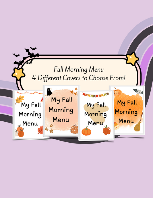 Fall Morning Menu (Digital)