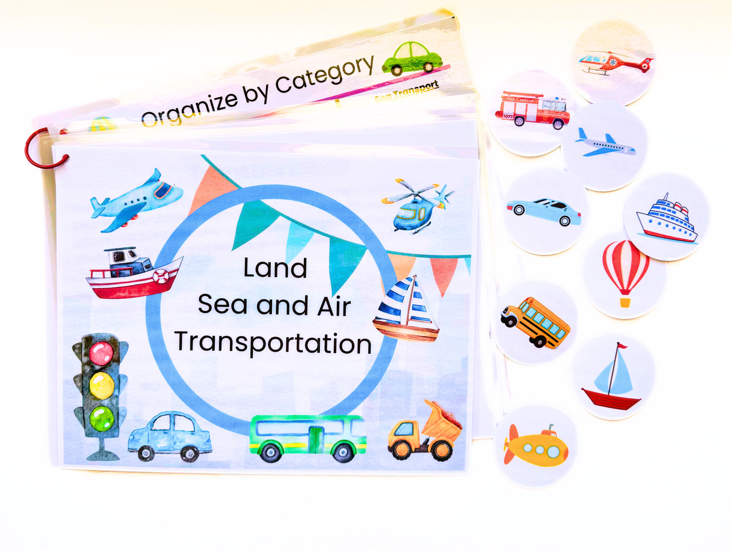 Land, Air, and Sea Transportation Activity Book!